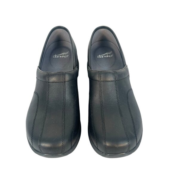 Dansko Professional Light Weight Clogs Black Leather Size 42  new - Picture 1 of 8